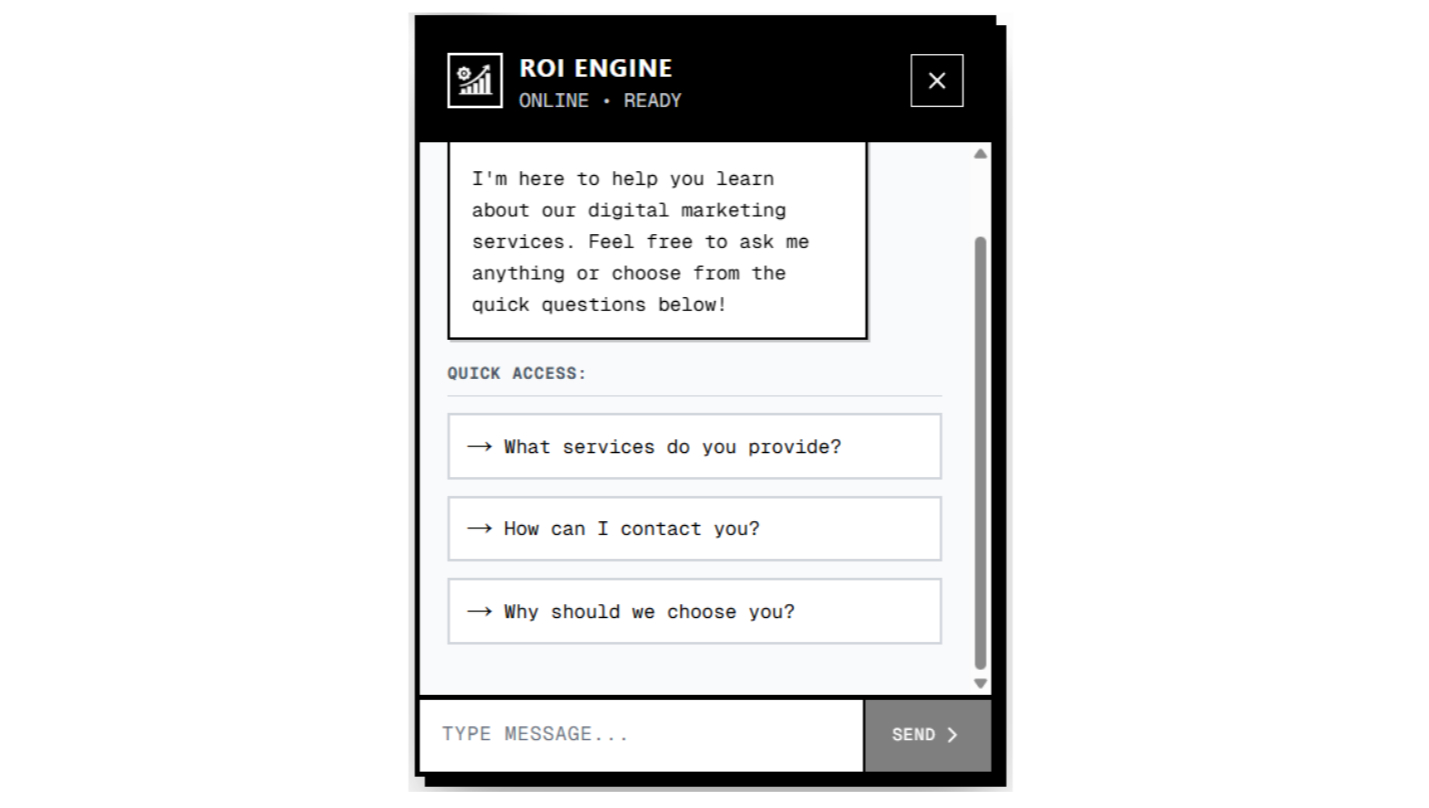AI Chatbots example 1